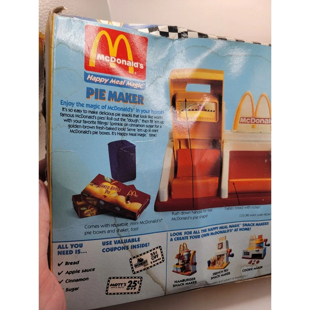 McDonald's Happy Meal Magic Pie Maker by Mattel With Box Vintage 90s 1990s Vtg